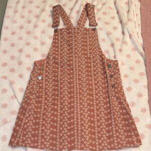 Blush/Rose Star Denim Overall Jumper